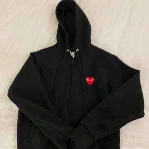 Comme Des Garçons - Women’s Black Logo Hoodie - M PRICE IS SOLID